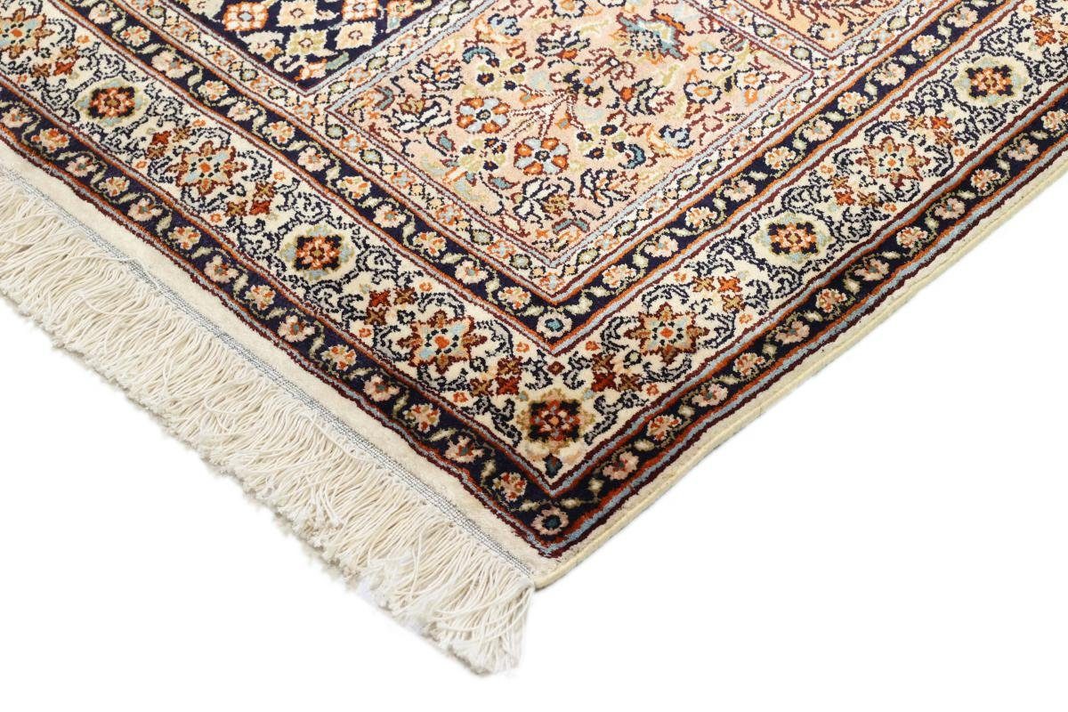 Seidenteppich Seide Nain Trading, rechteckig, mm Orientteppich, Kaschmir 77x136 4 Handgeknüpfter Höhe: