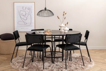 ebuy24 Essgruppe Copenhagen Essgruppe Esstisch braun und 6 Kenth Es, (7-tlg)