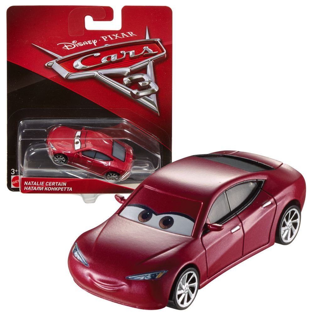 Disney Cars Spielzeug-Rennwagen Auswahl Fahrzeuge Modelle Disney Cars 3 Cast 1:55 Autos Mattel Natalie Certain