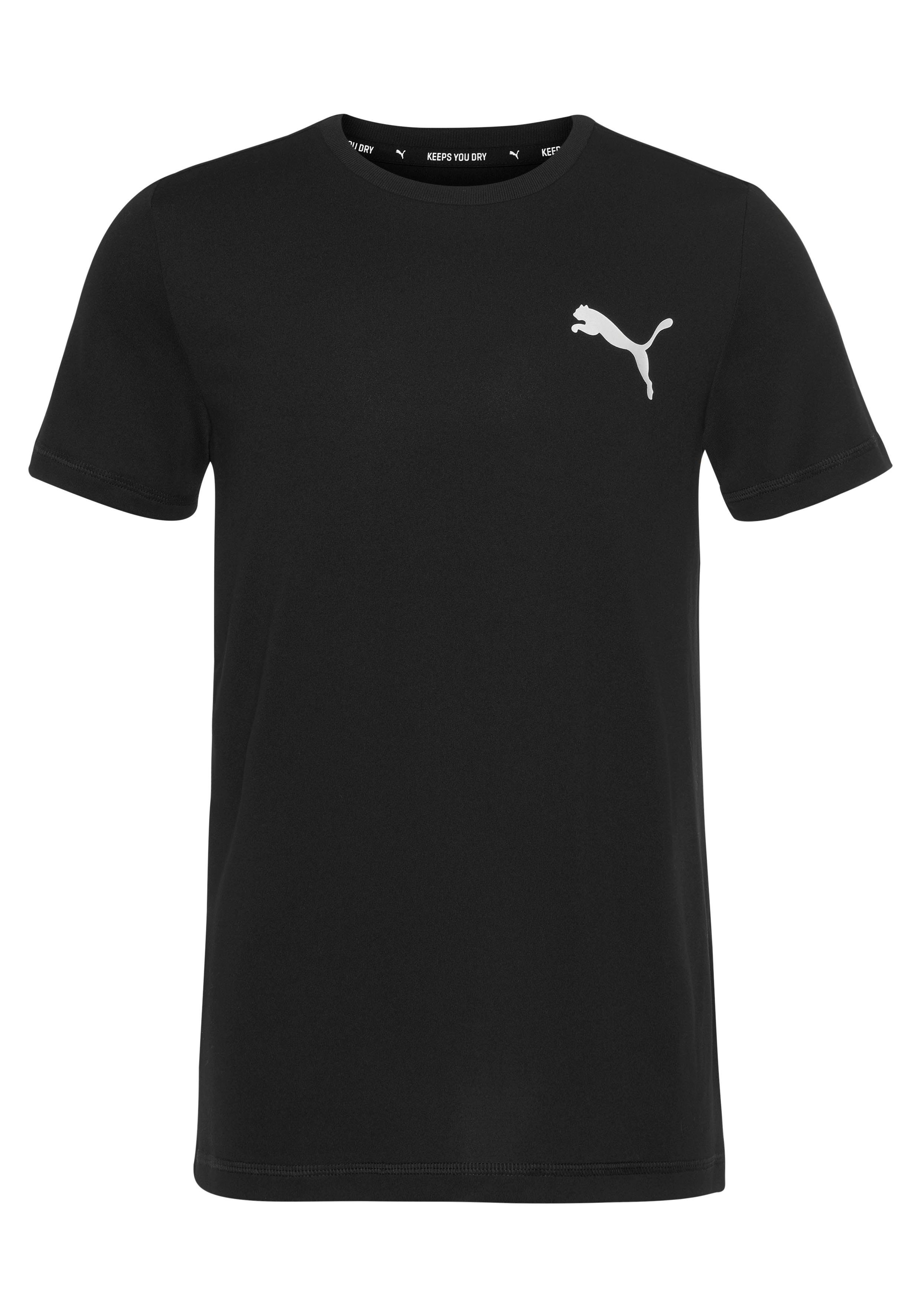 Black T-Shirt TEE B Puma SMALL LOGO ACTIVE PUMA