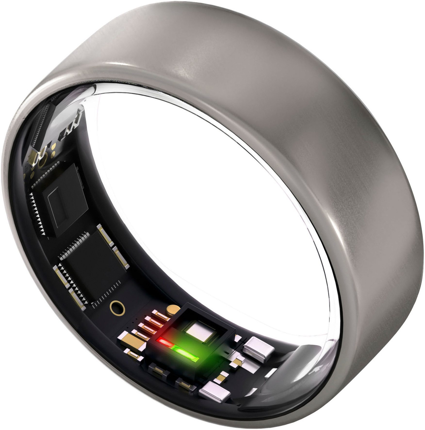 Ultrahuman Activity Tracker Smartring AIR - Größe 8, Schlaf- und Fitness-Tracker für Frauen und Männer