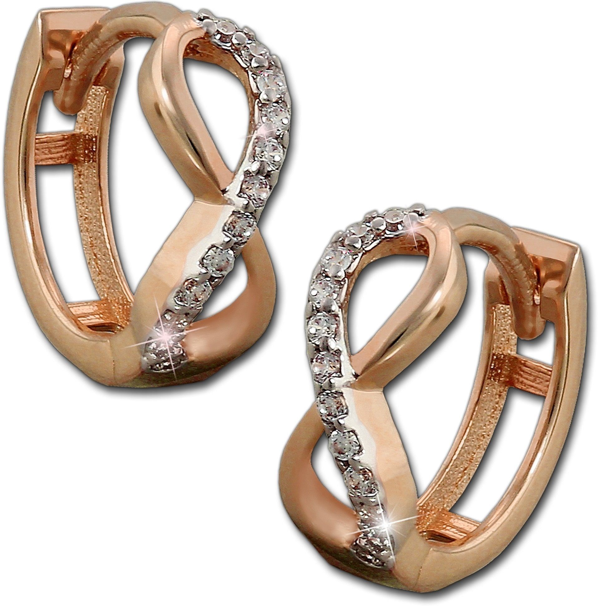 GoldDream Paar Creolen GoldDream Creole Unendlich Zirkonia 8K (Creole), Dam günstig online kaufen