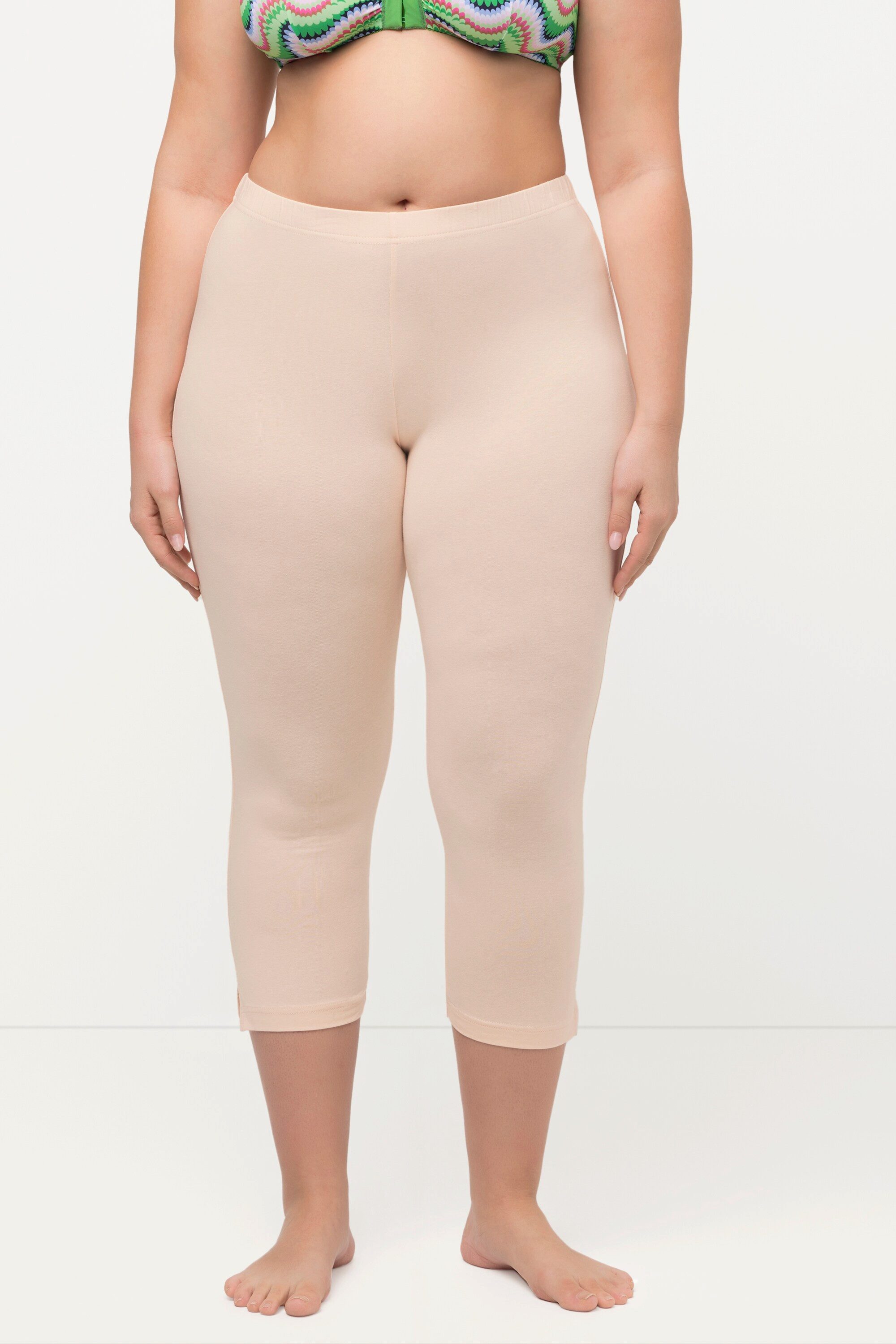 Ulla Popken Funktionshose Caprihose 7/8-Länge Elastikbund günstig online kaufen