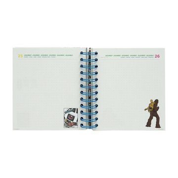 empireposter Ringbuchkalender Star Wars - Schuljahresplaner 2023/2024 - Terminkalender - 14x16 cm