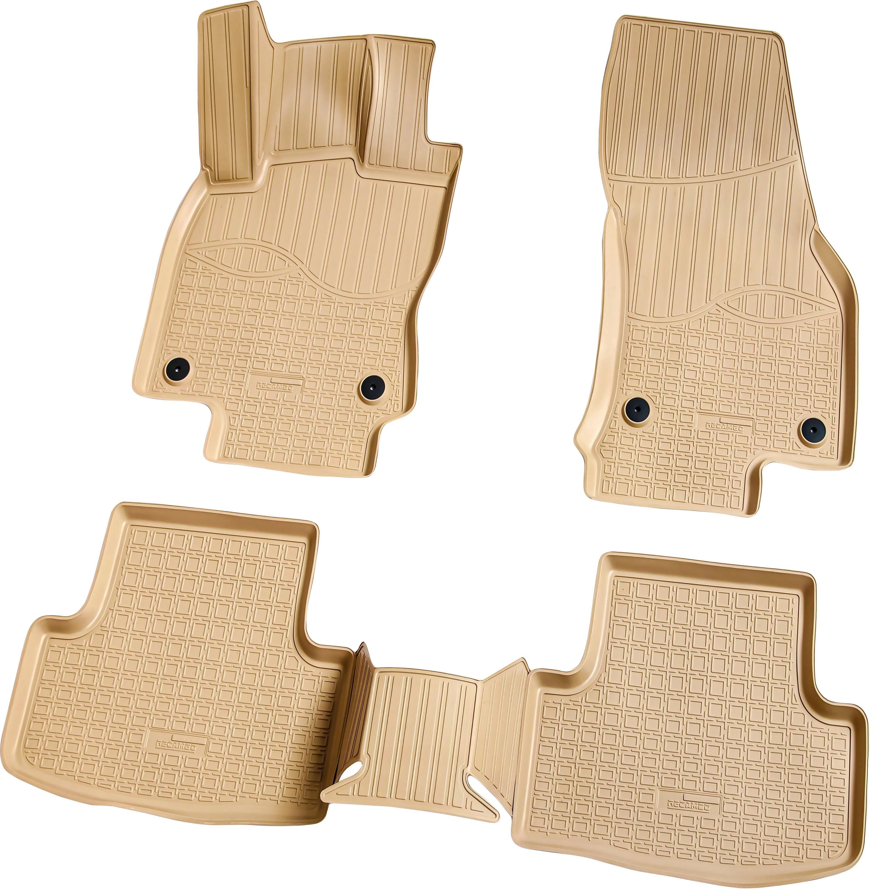 RECAMBO Passform-Fußmatten CustomComforts (4 St), für SKODA Karoq