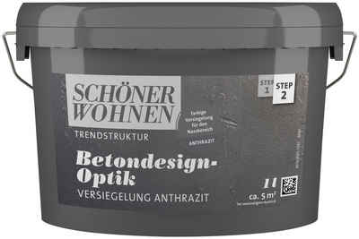 SCHÖNER WOHNEN-Kollektion Lack »Betondesign-Optik Versiegelung«, 1 Liter, Beton-Look für Wand- und Bodenfliesen