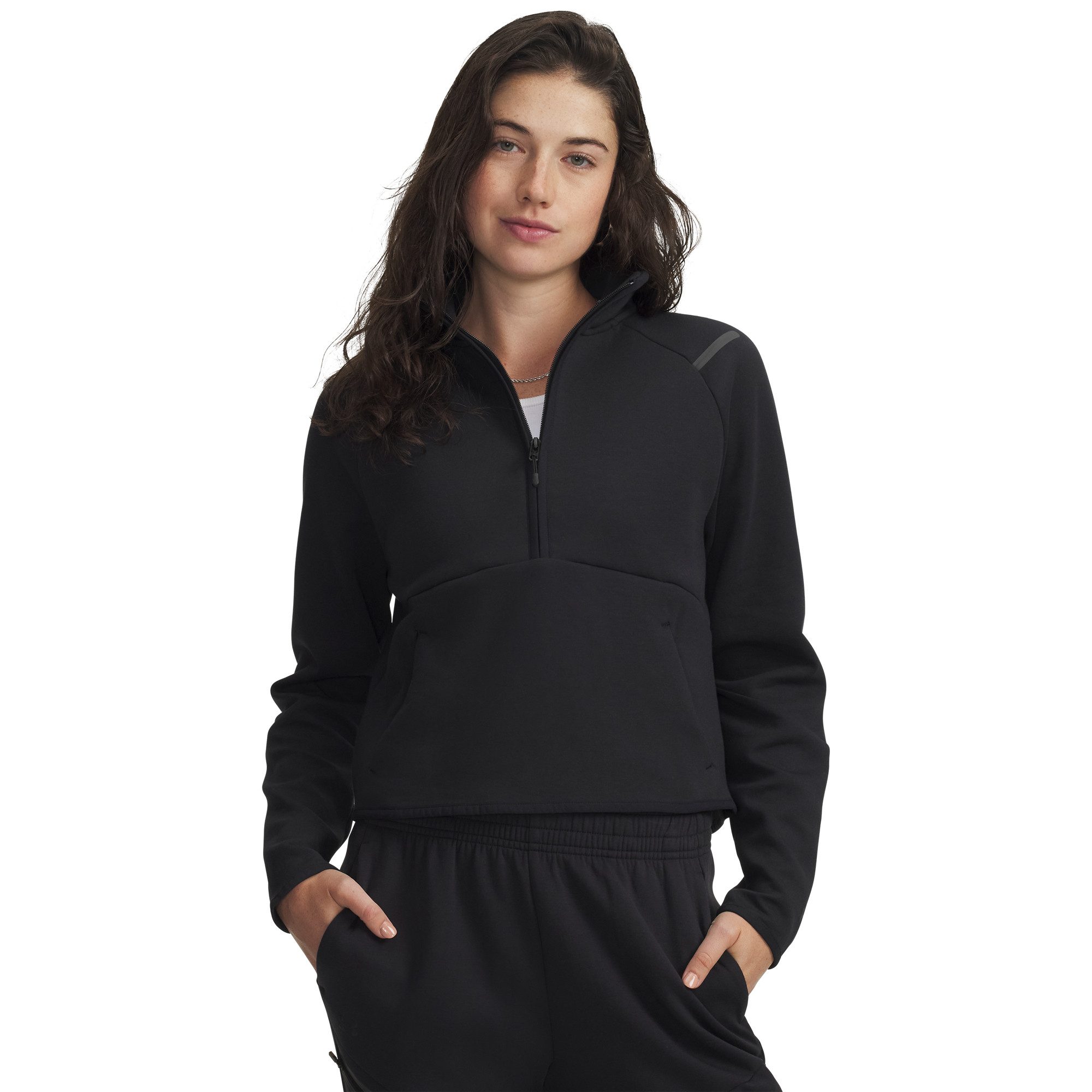 Under Armour® Langarmshirt Under Armour Damen Shirt UA Unstoppable Fleece 1/2 Zip 6003671