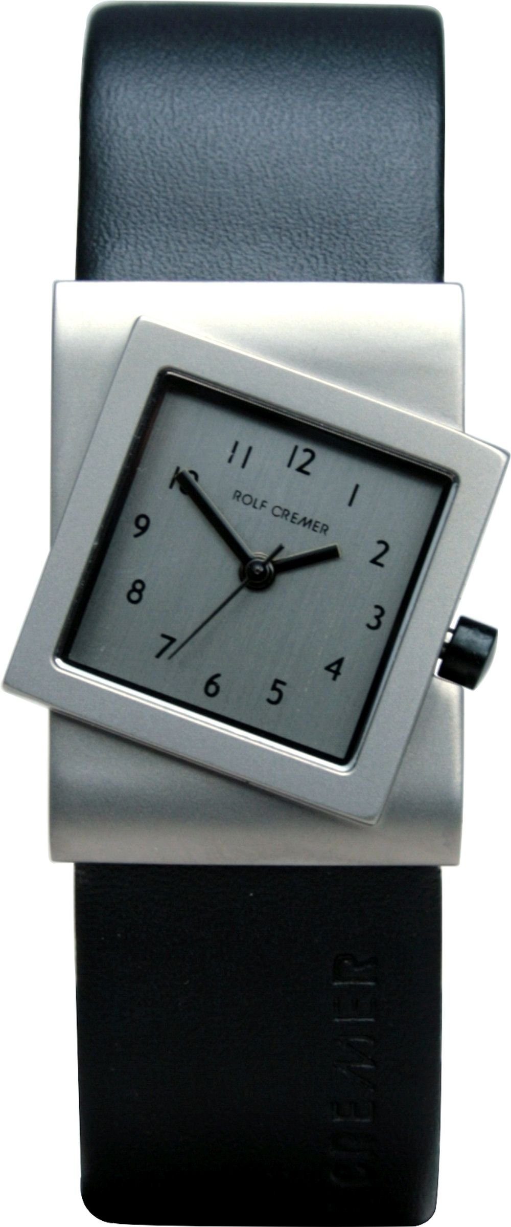 Rolf Cremer Quarzuhr Rolf Cremer Uhr Turn 491815 Lederband, Titan, grau, (1-tlg)