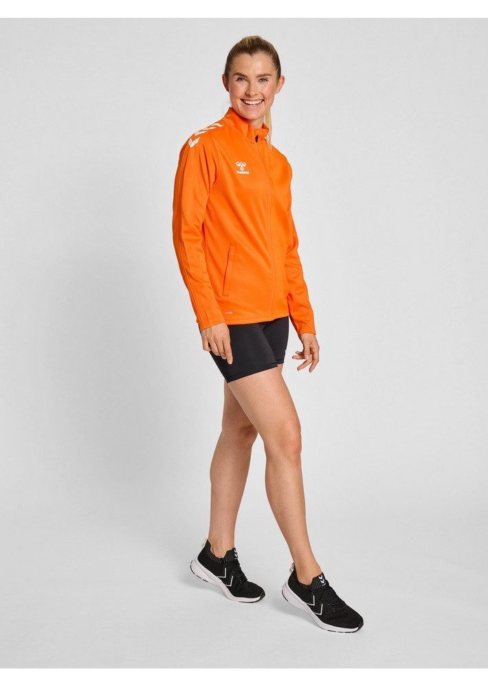 hummel Trainingsjacke hmlCORE XK Poly Zip Sweat (Polyester-Sweatstoff, Front-Reißverschluss)