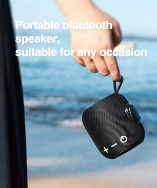 SANAG Bluetooth-Lautsprecher (24h Akku, und 5W Dual-Treiber, IP67 Wasserschutz, TWS, Kabelloser Lautsprecher, für iOS und Android)