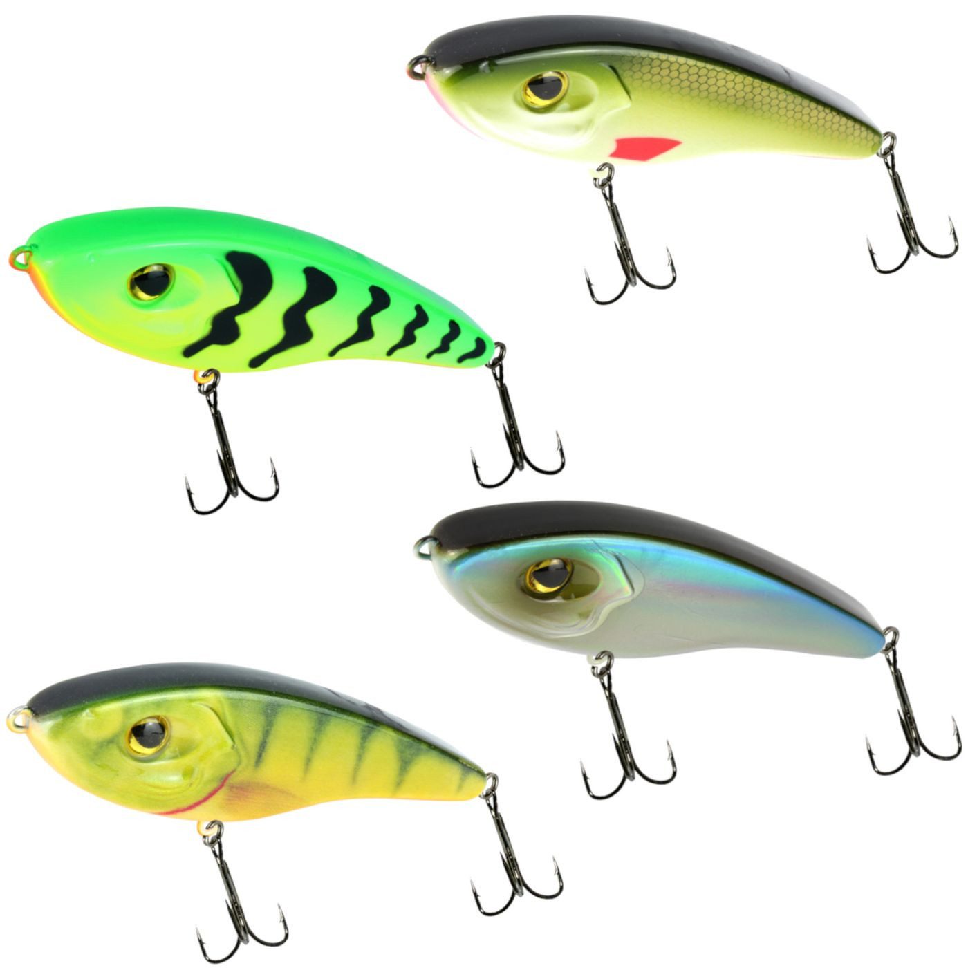 Kunstköder 4 Seika Pro Wobbler Sendai 11,5cm 32g - Kunstköder Set