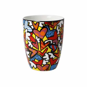 Goebel Tasse Künstlertasse Romero Britto - All We Need is Love, Fine Bone China