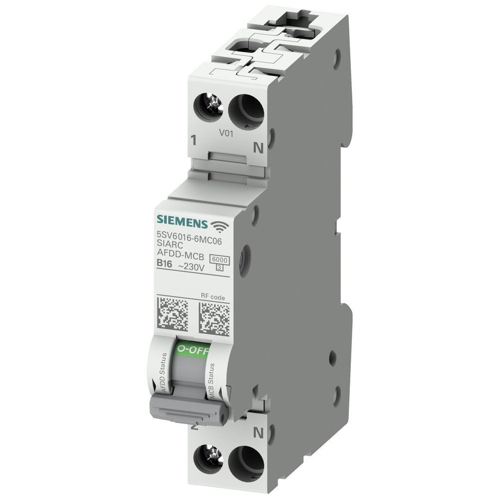 Schalter Siemens 5SV60167MC10 5SV6016-7MC10 Brandschutzschalter 2polig 10 A