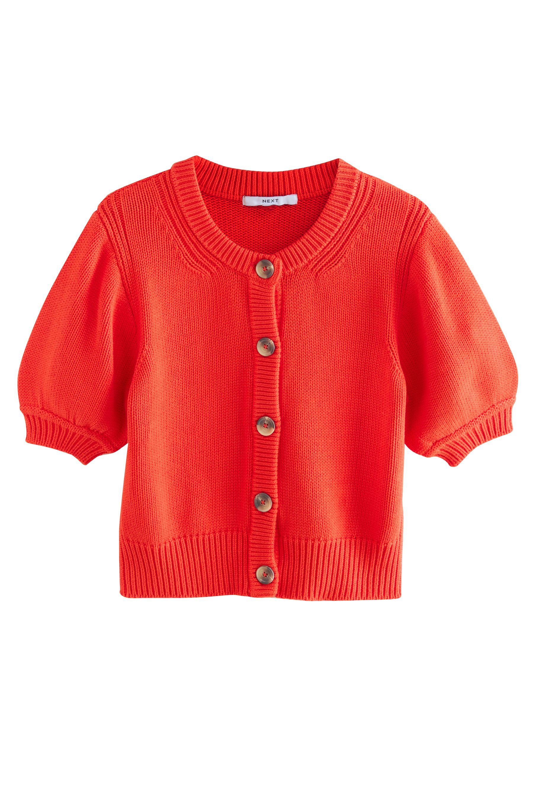 Next Strickjacke Kurzärmelige Strickjacke mit Knopfverschluss günstig online kaufen