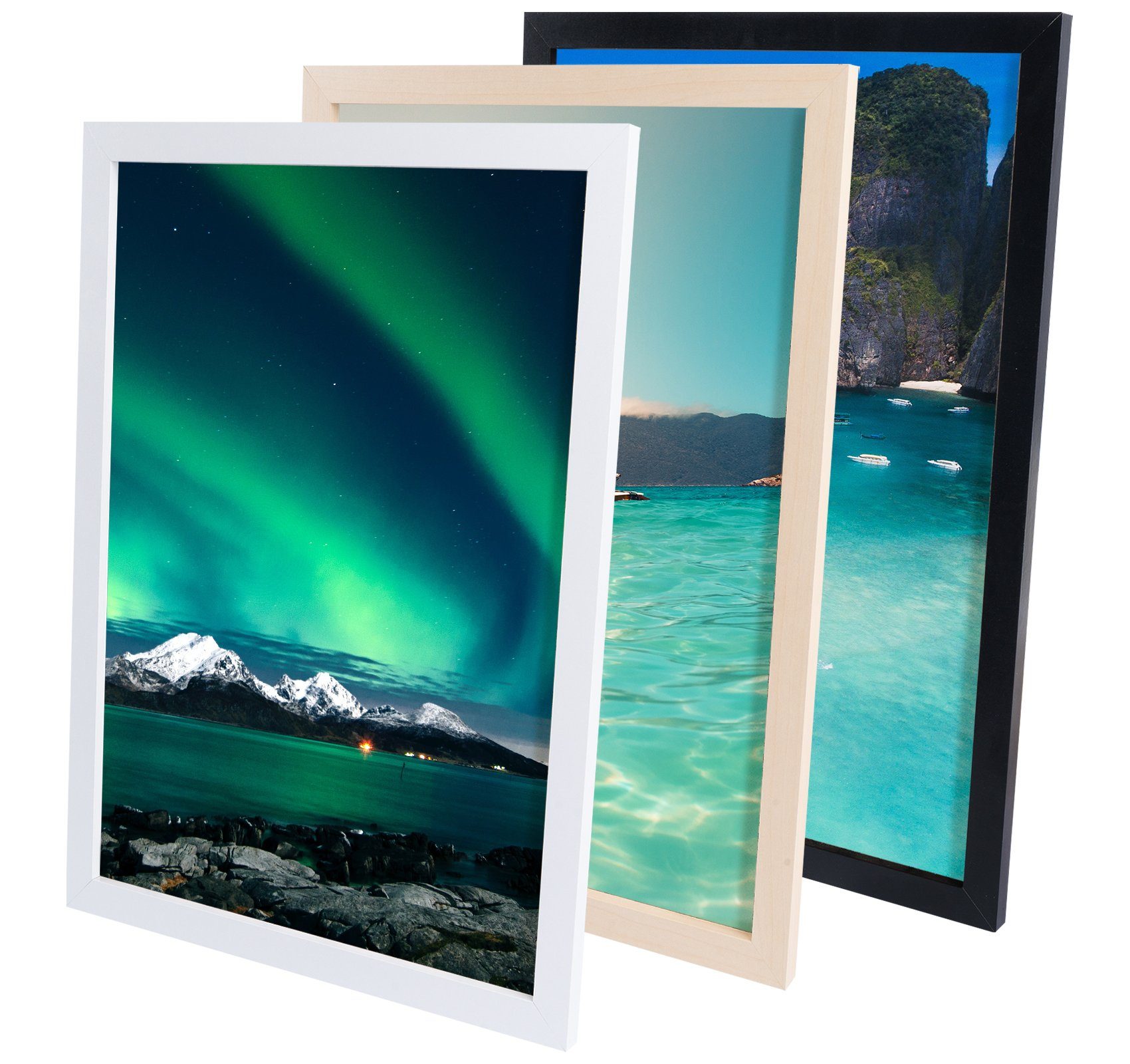 Homewit Bilderrahmen Bilderrahmen MDF Fotorahmen Einzelrahmen günstig online kaufen
