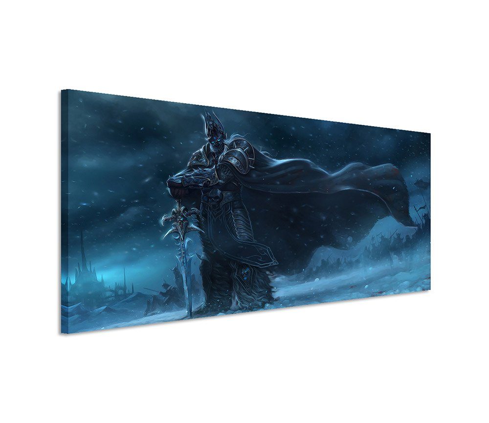 Sinus Art Leinwandbild Arthas Menethil 150x50cm