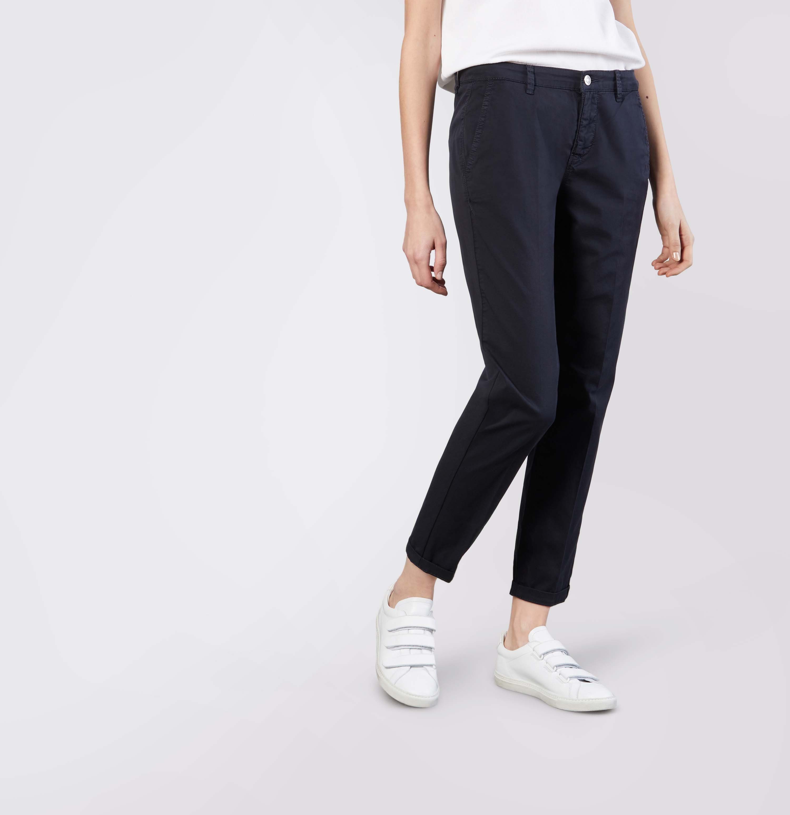 MAC Chinohose CHINO turn up mit dezentem Glanz, elegant und sportiv zugleic günstig online kaufen