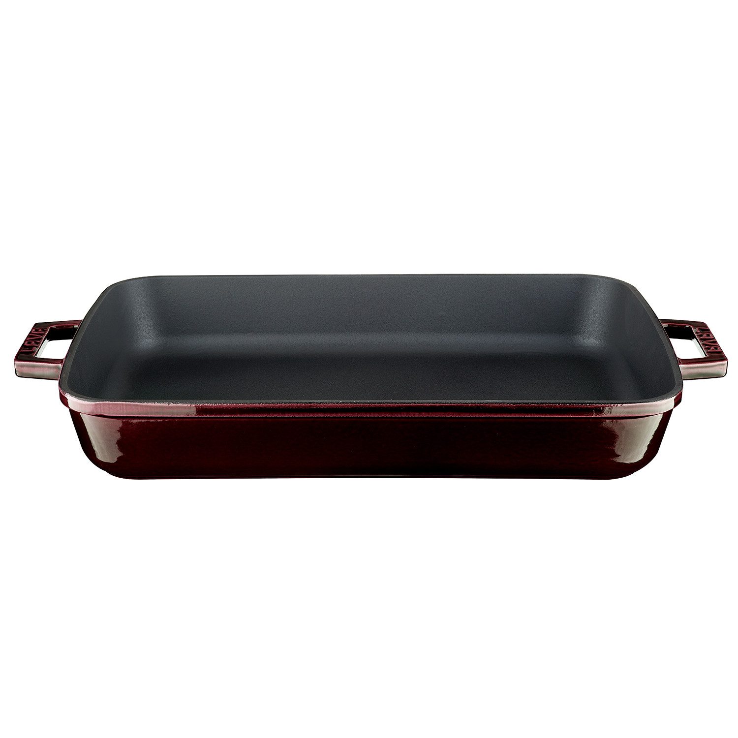 Bratpfanne LAVA Gusseisen Bräter rechteckig emailliert 26 x 40 cm, 4,86 Liter