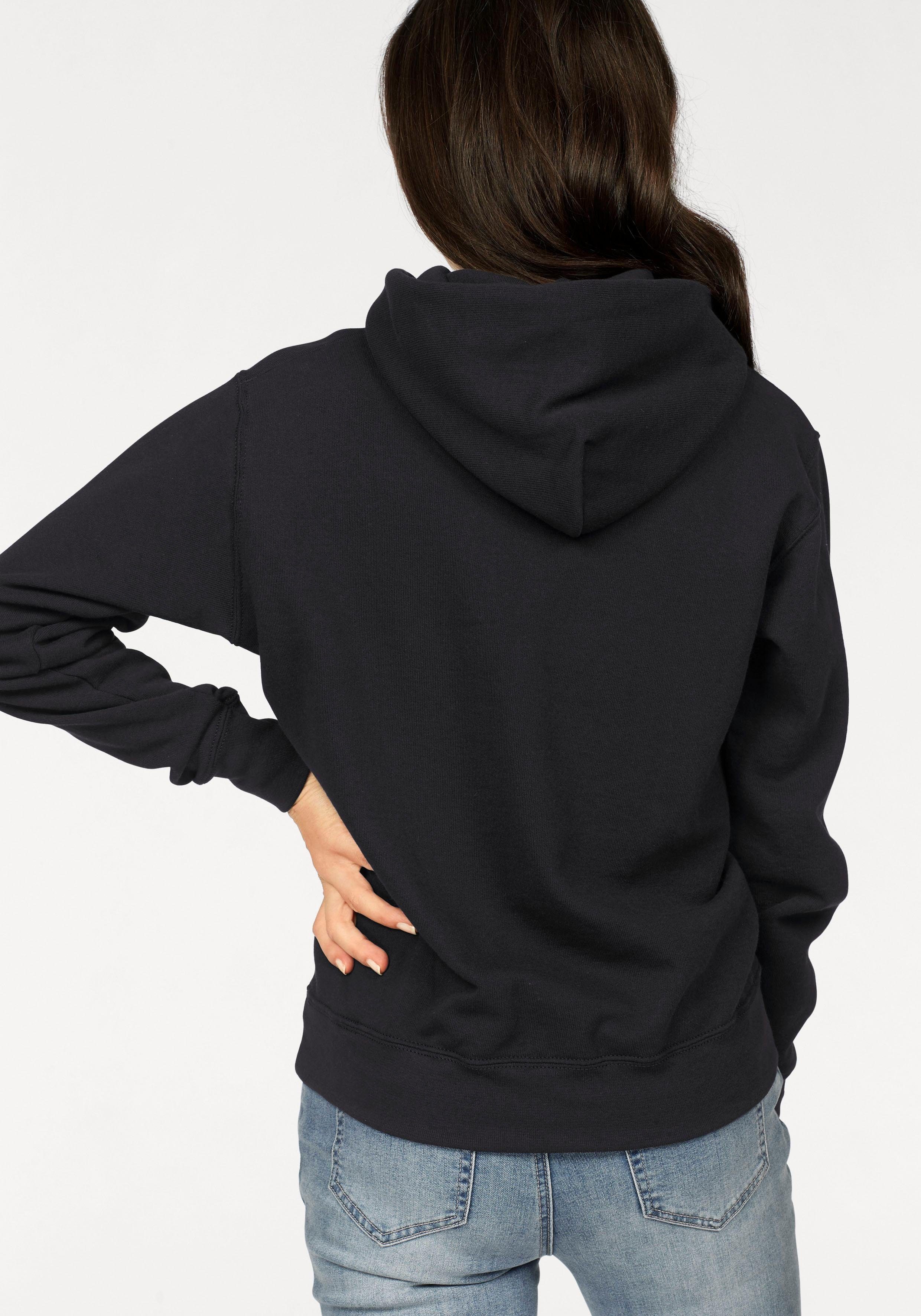 Loom hooded the Classic of Fruit schwarz Lady-Fit Sweatshirt Sweat