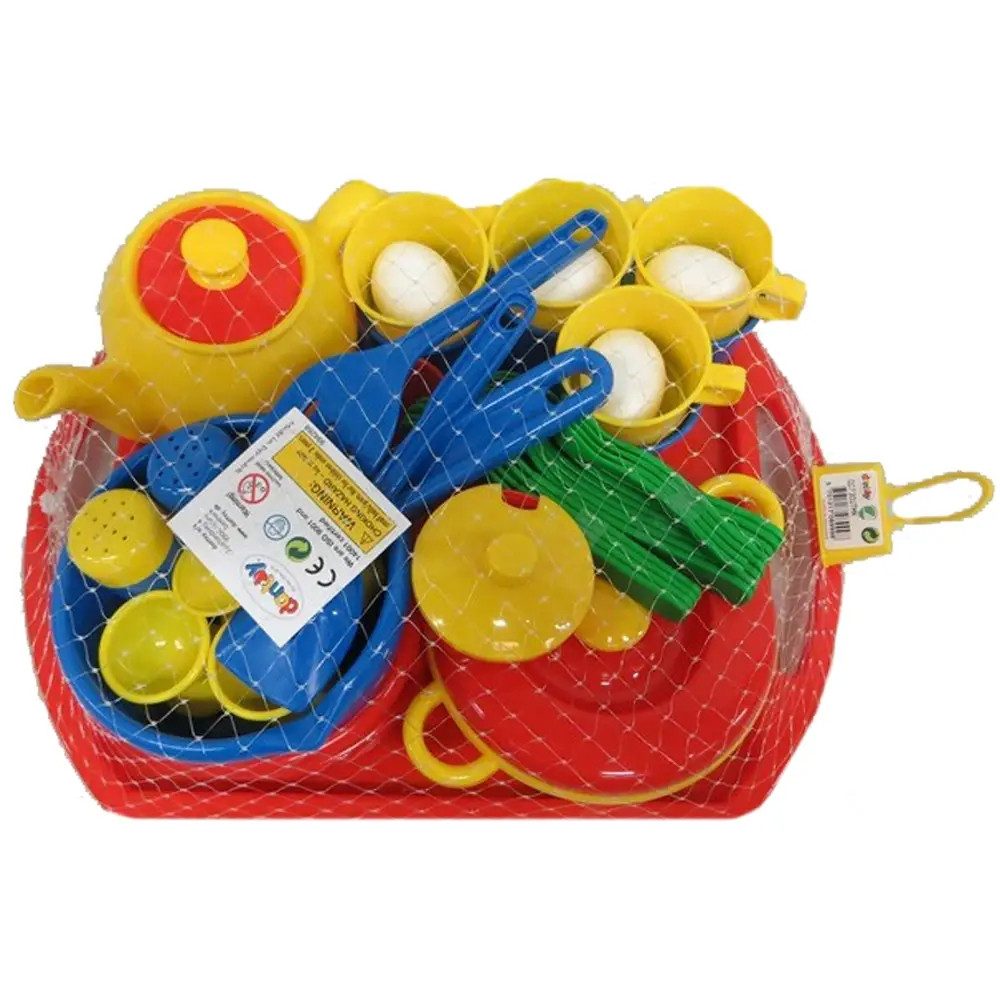 Vedes Spiel-Kochgeschirr Dantoy A/S 8999 Geschirrset 57-teilig, aus Kunststoff, ab 3 Jahren