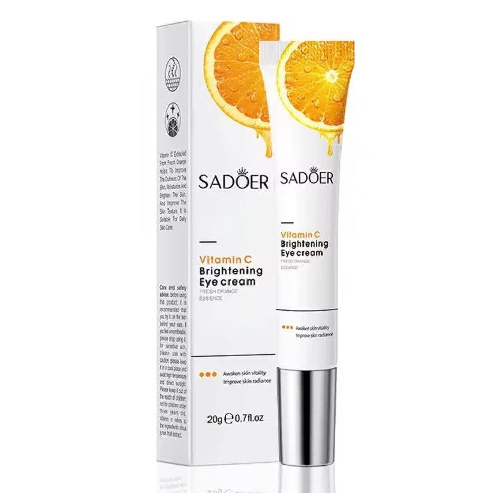 Anti-Aging-Creme SADOER Vitamin C Augencreme gegen Augenringe und Schwellungen