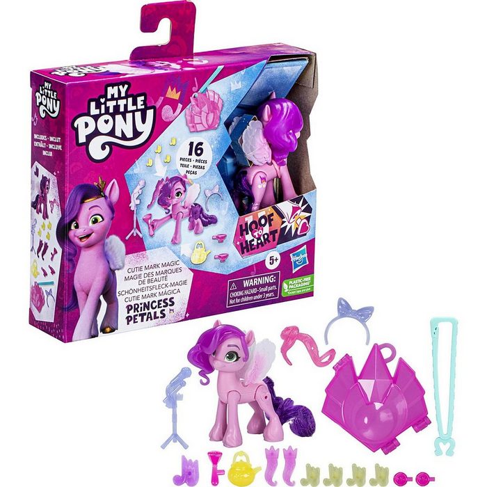 Hasbro Sammelfigur My Little Pony Schönheitsfleck-Magie Prinzessin Petals
