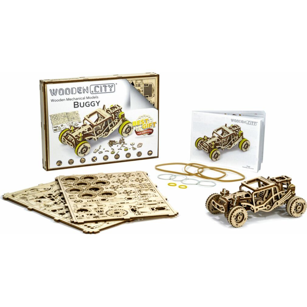 Wooden City 3D-Puzzle 3D-Puzzle Auto-Buggy 137 Teile, Puzzleteile