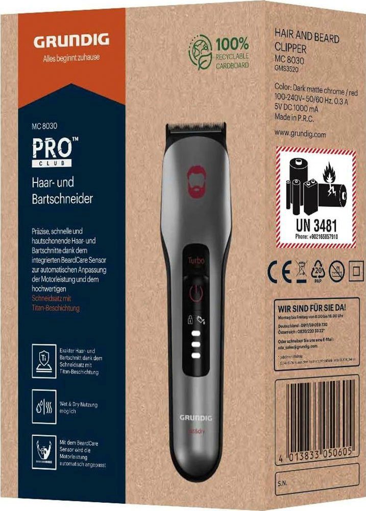 Grundig 8030 Haar- und ProClub MC Bartschneider