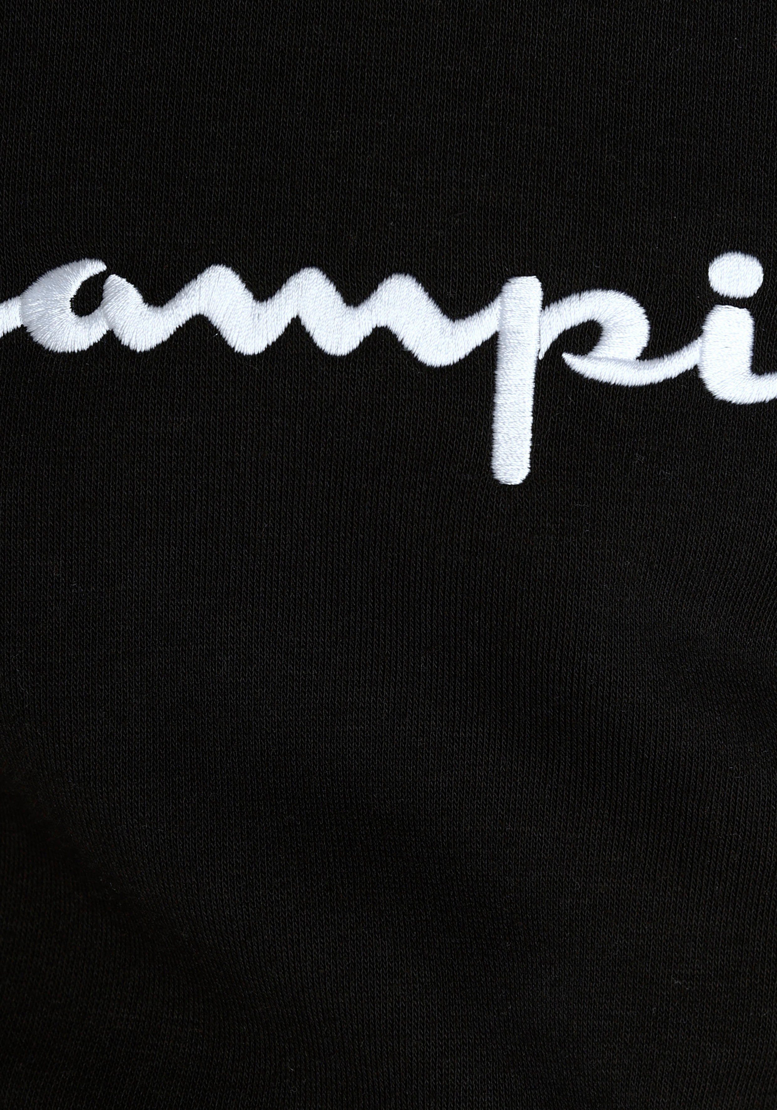 large Champion Sweatshirt Kinder Sweatshirt - Hooded für Classic Logo schwarz