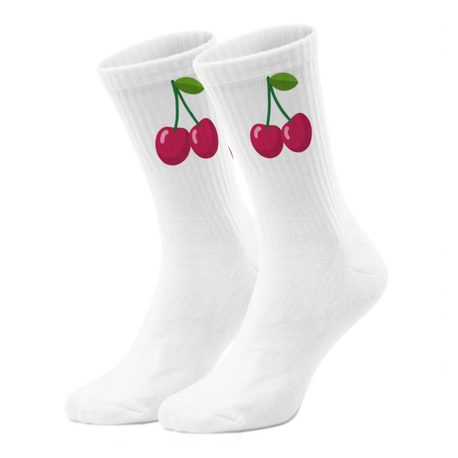 Freizeitsocken epicsocks Sunshine Fruits Kirschen Socken in 37-41 im Paar