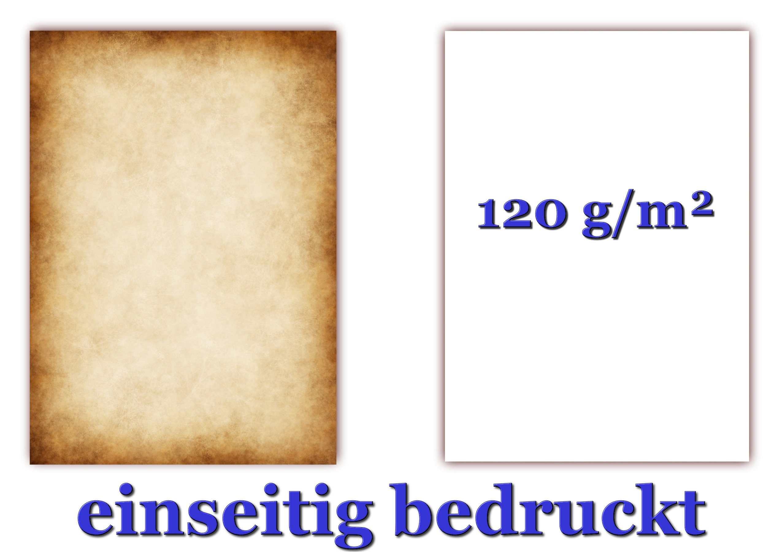Briefpapier Motivpapier Urkunden, Urkundenpapier DIN A4, gut beschreibbar