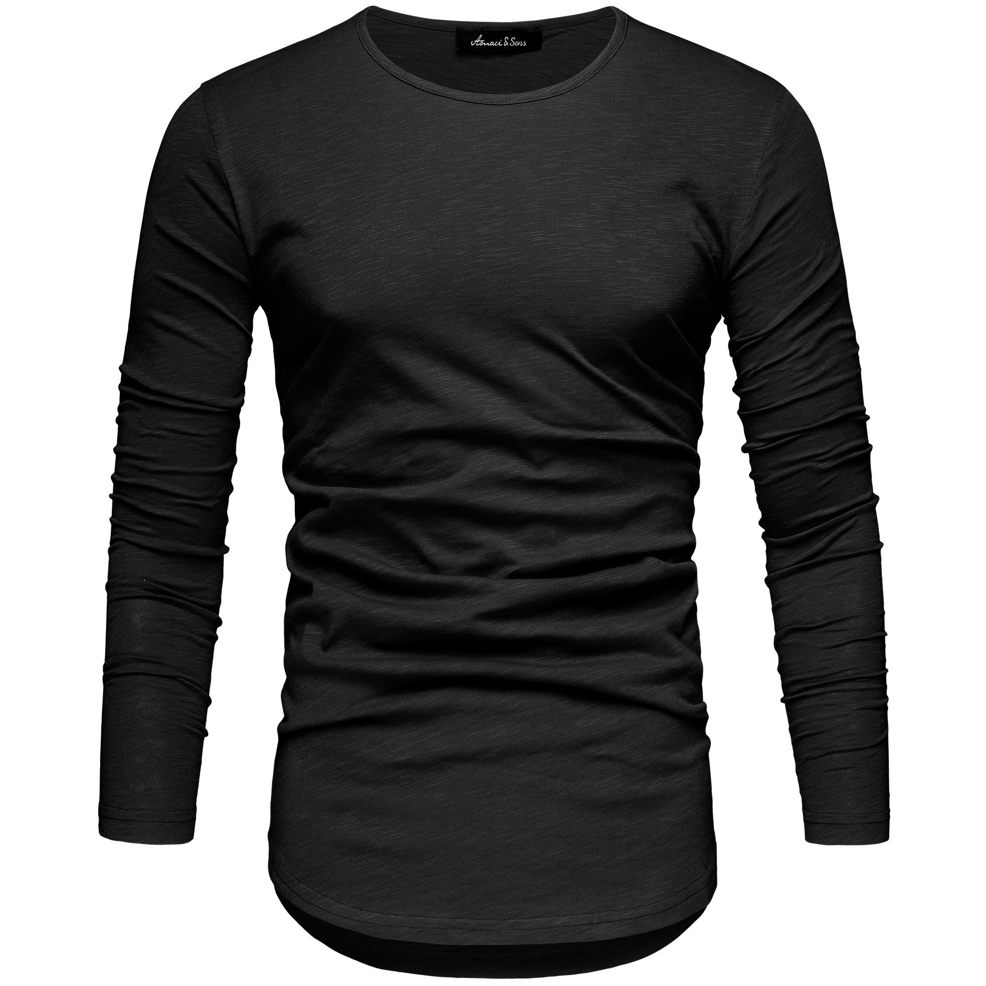 Amaci&Sons Rundhalsshirt FRISCO Langarmshirt günstig online kaufen