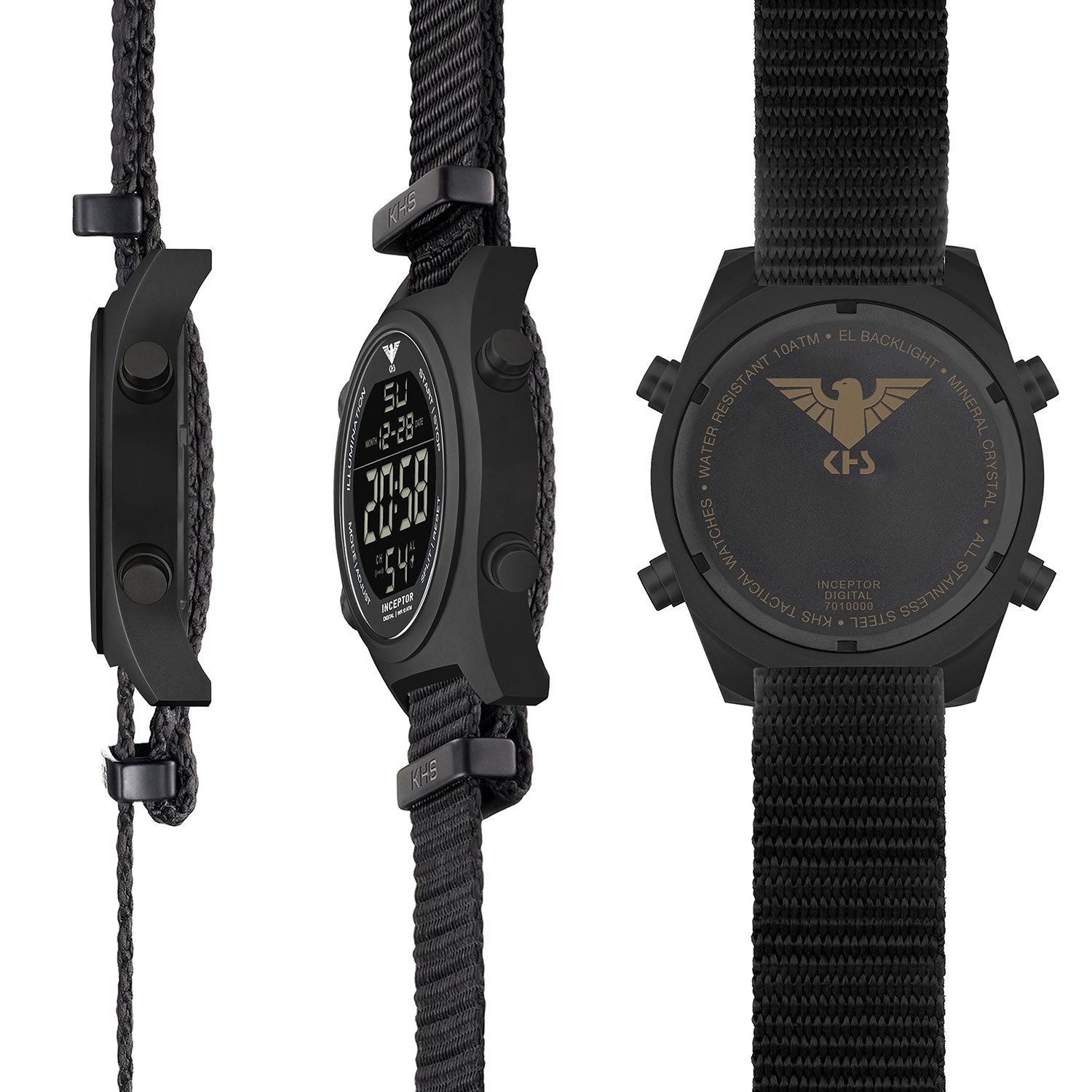 KHS Digitaluhr Inceptor Steel Digital günstig online kaufen