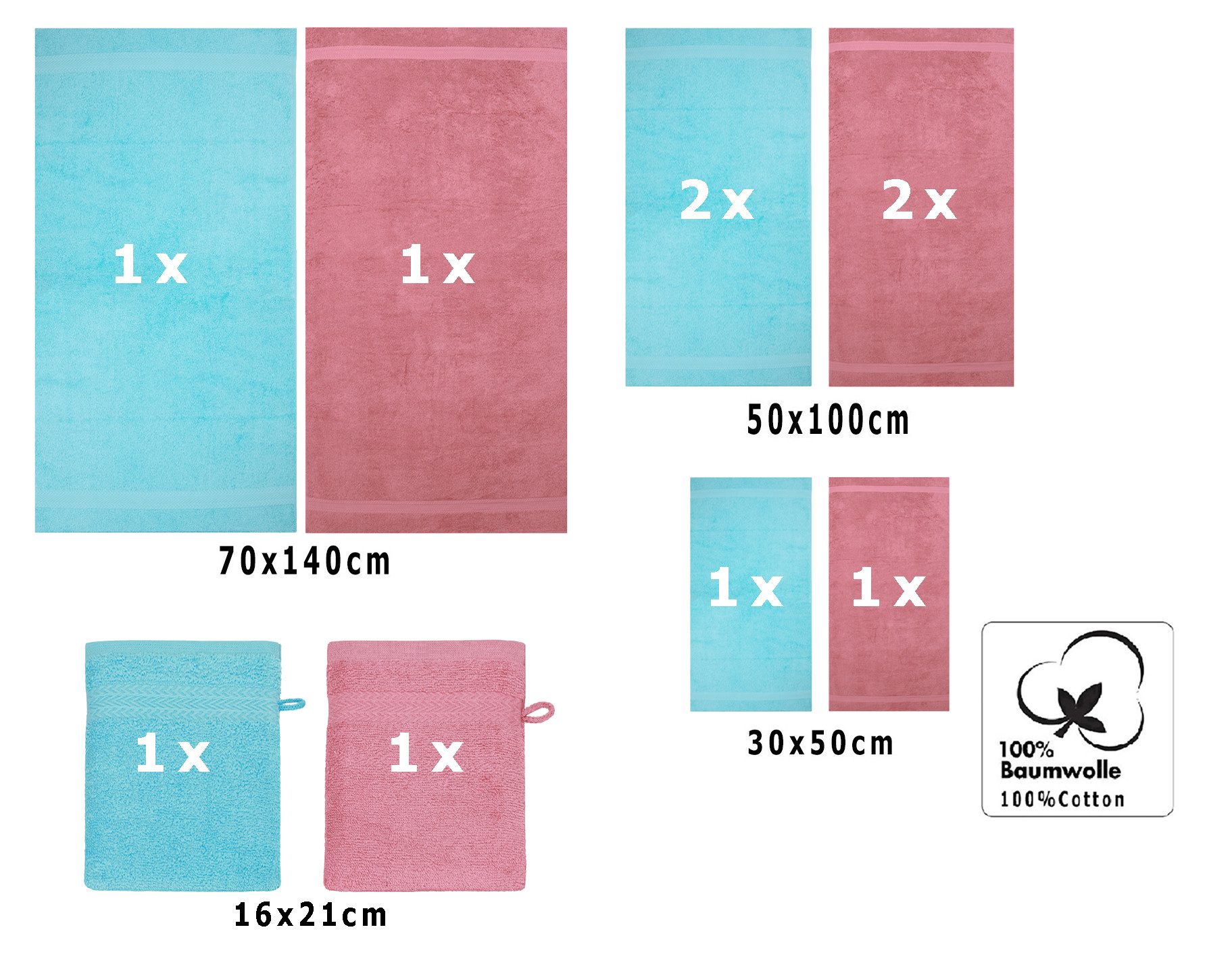 Betz Handtuch Set 10-TLG. Premium Farbe günstig online kaufen