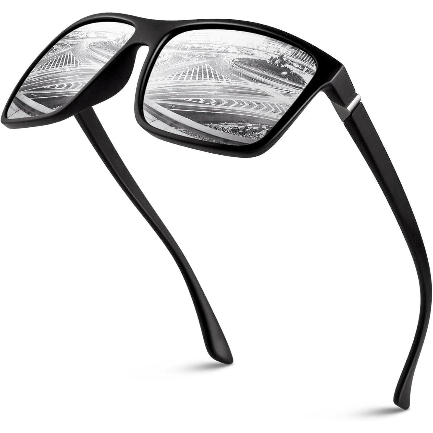 LuxusKollektion Retrosonnenbrille Sonnenbrille 1.3 Matt Schwarz Rahmen Silber Scharnieren Silber Linsen (1-St)
