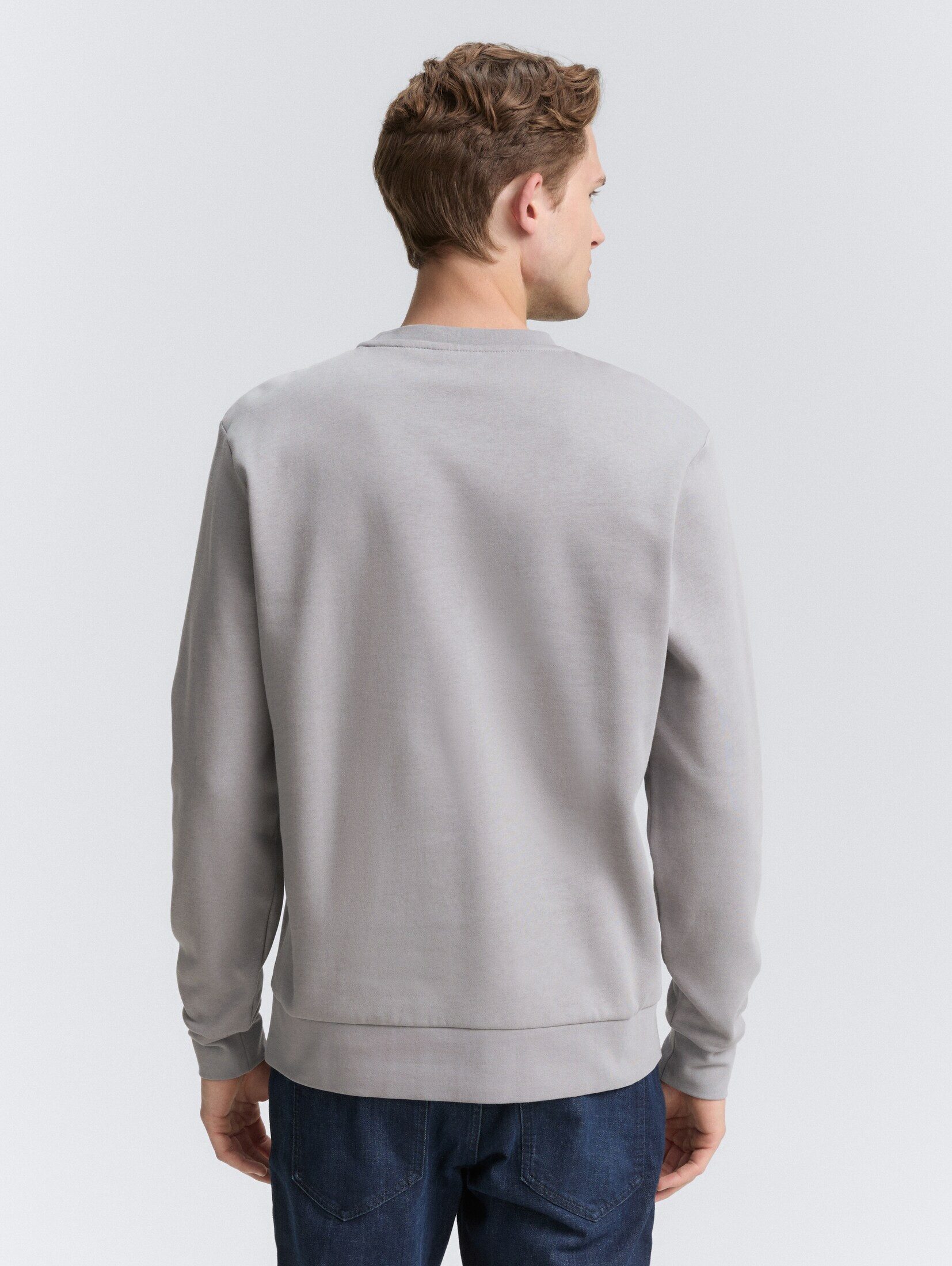 TOM TAILOR Sweatshirt Strick & Sweatshirts Basic Sweatshirt in Unifarben