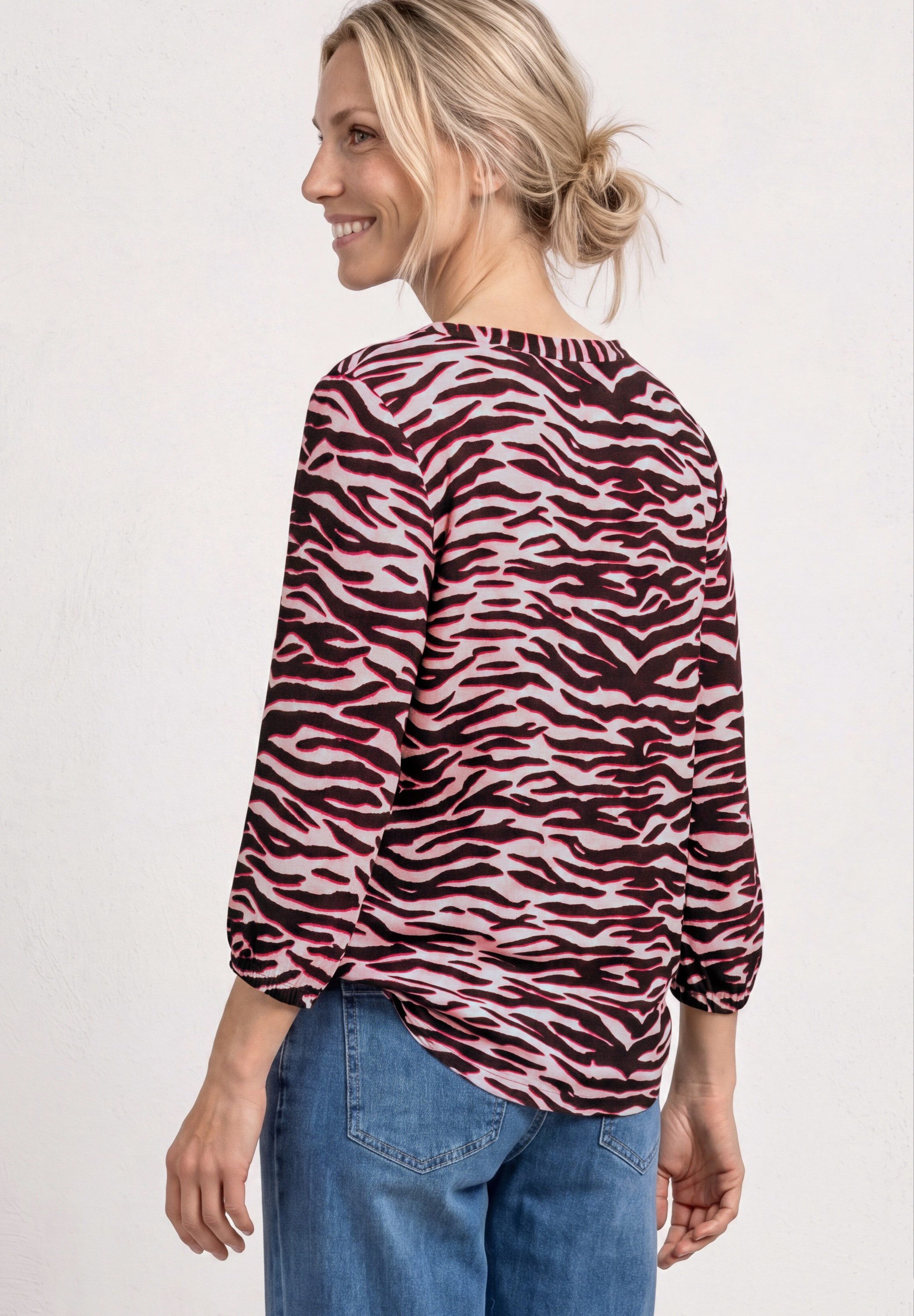 STREET ONE 3/4-Arm-Shirt mit Strukturmix – Bild 2 von 5