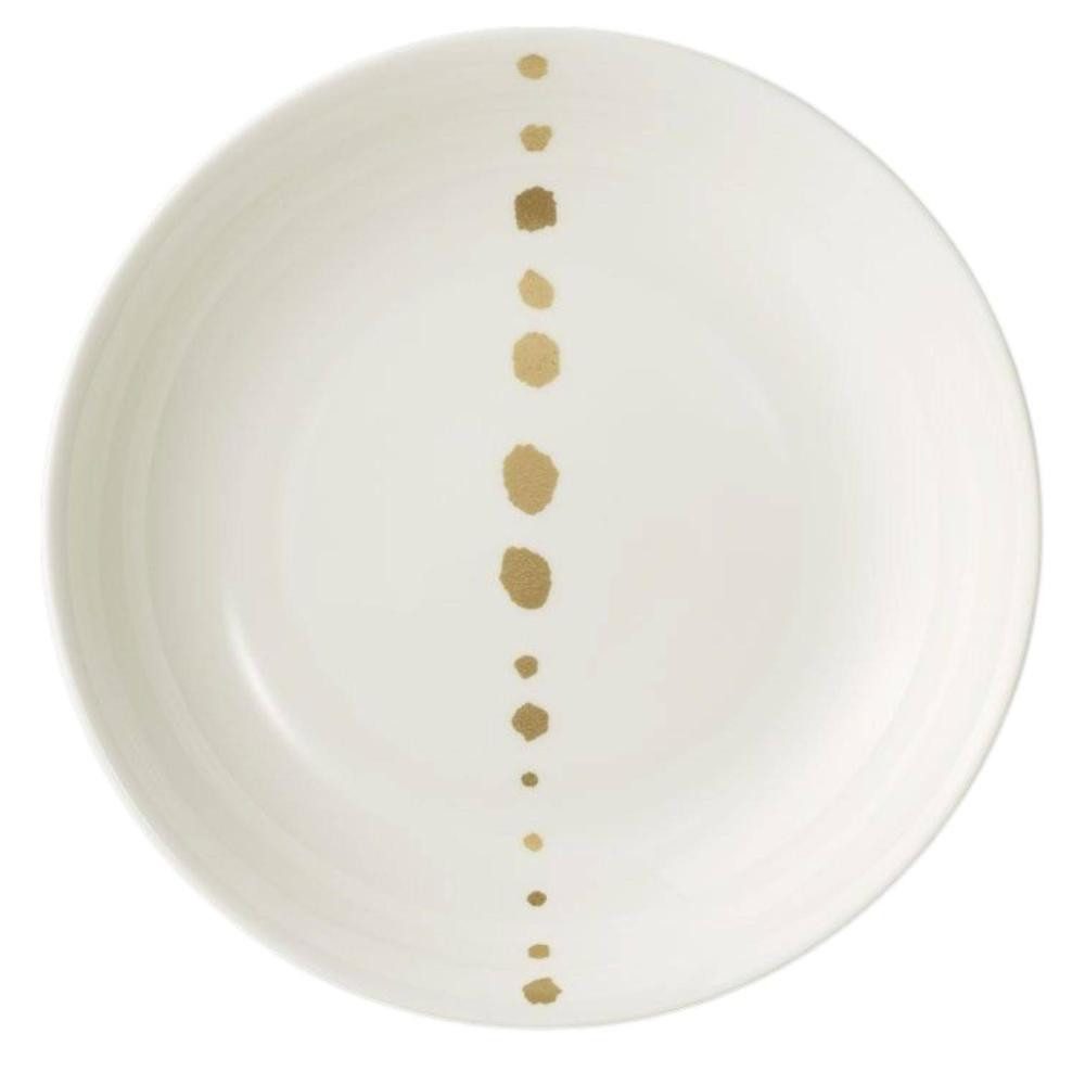 Dibbern Suppenteller Dibbern Fine Bone China Golden Pearls 22,5 cm
