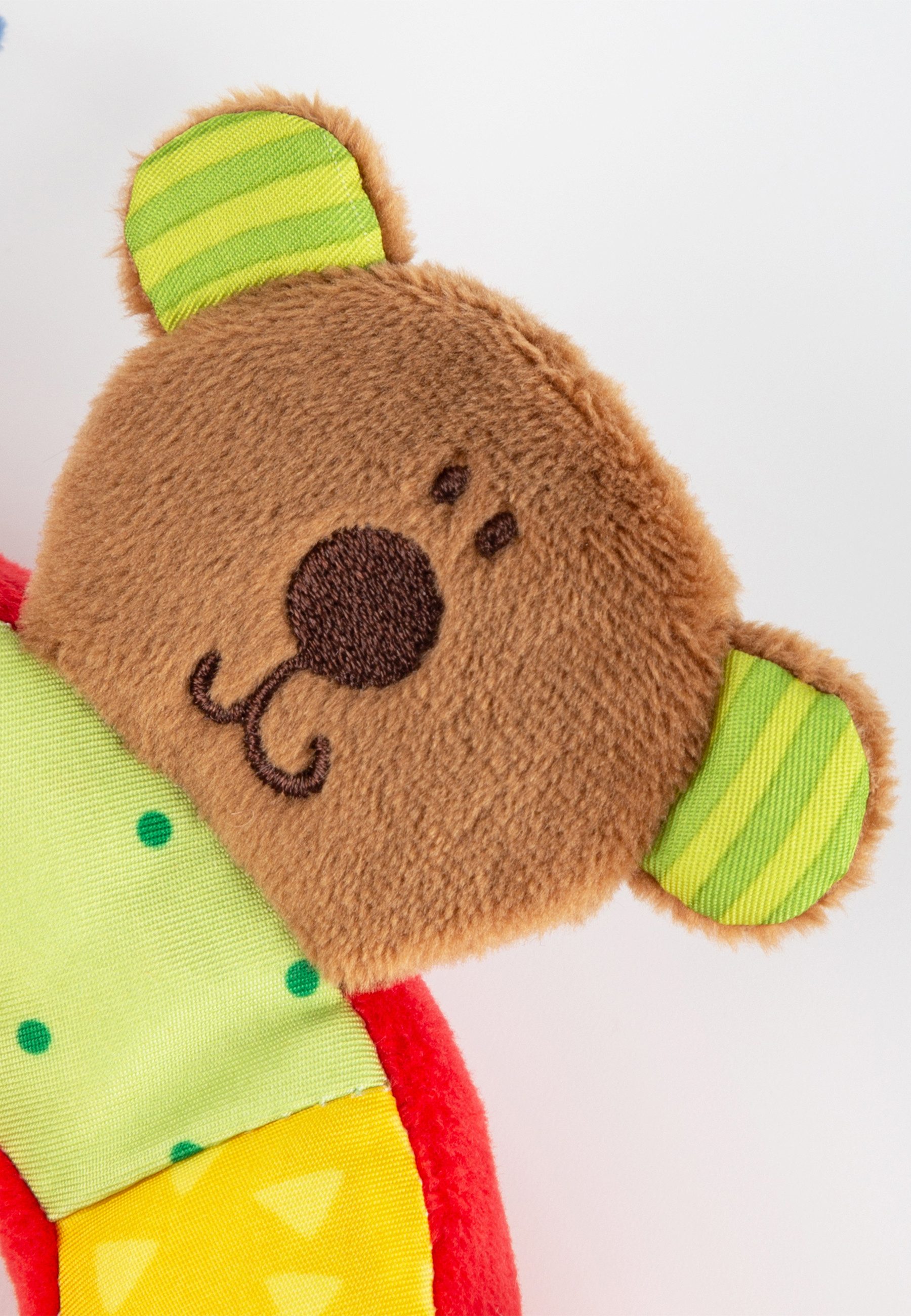 Sigikid Greifling Rasselring Bär, 7 senses für Babys und Kleinkinder (1-tlg)