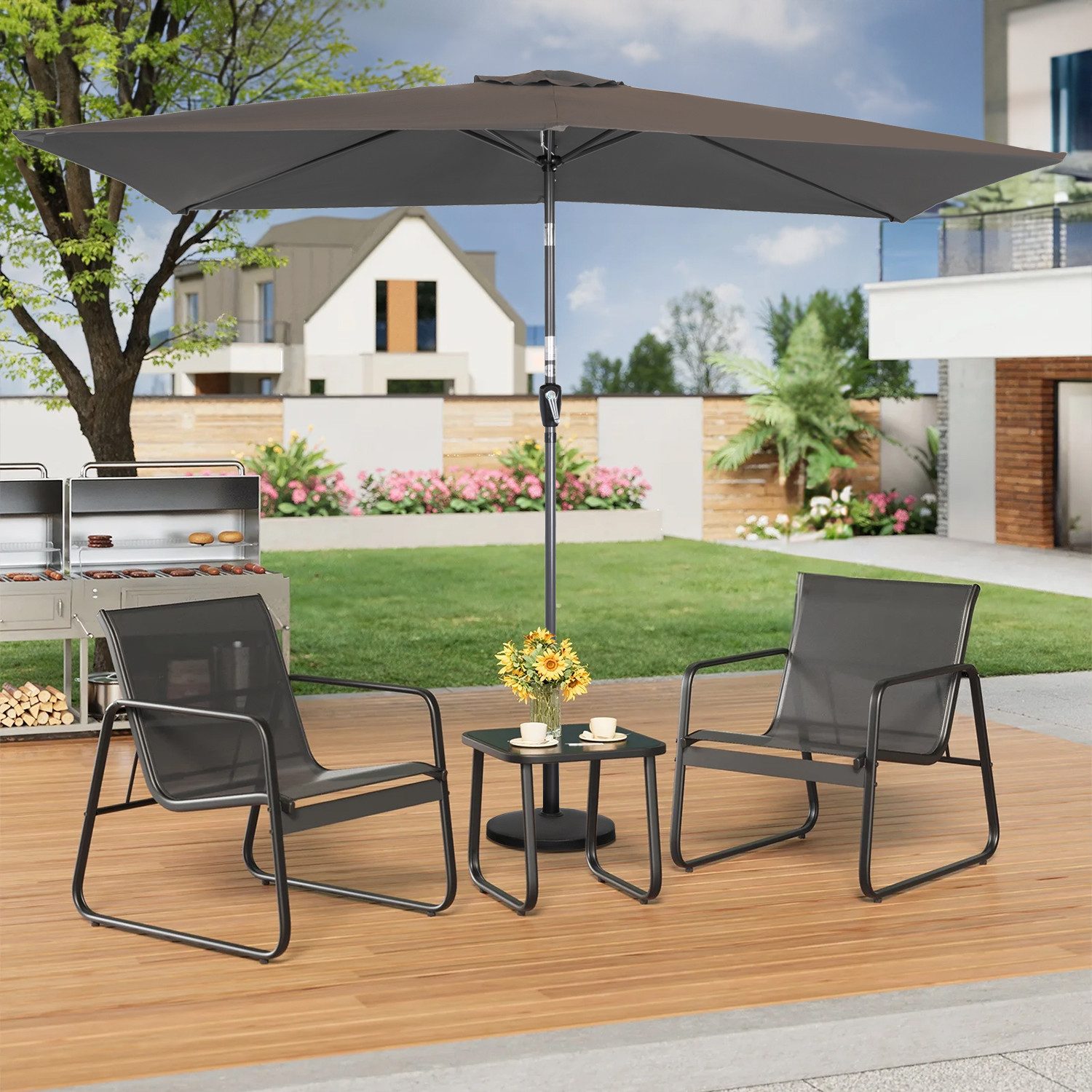 Angel Living Sonnenschirm 200x300 cm Rechteckig günstig online kaufen