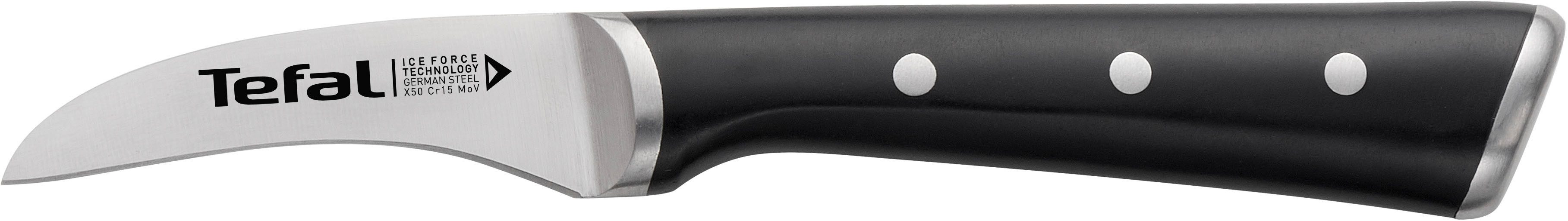 Tefal Schälmesser Ice Force, rund, 7 cm, Eishärtungstechnologie, Klinge aus deutschem Edelstahl