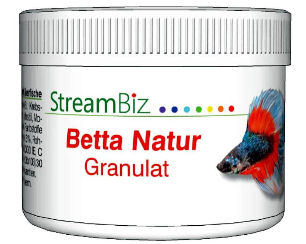 Aquaristik-Langer Aquariendeko StreamBiz Betta Natur Granulat für Kampffische