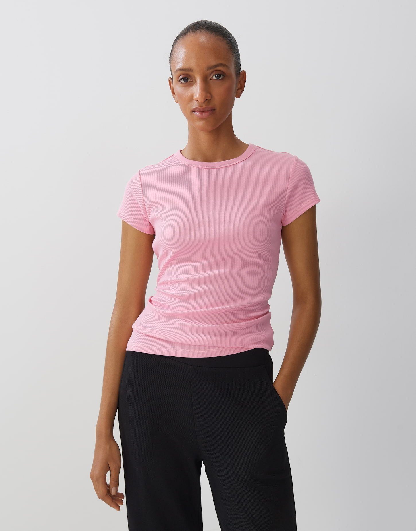 someday Kurzarmshirt Rippshirt KLEOH Slim aus günstig online kaufen