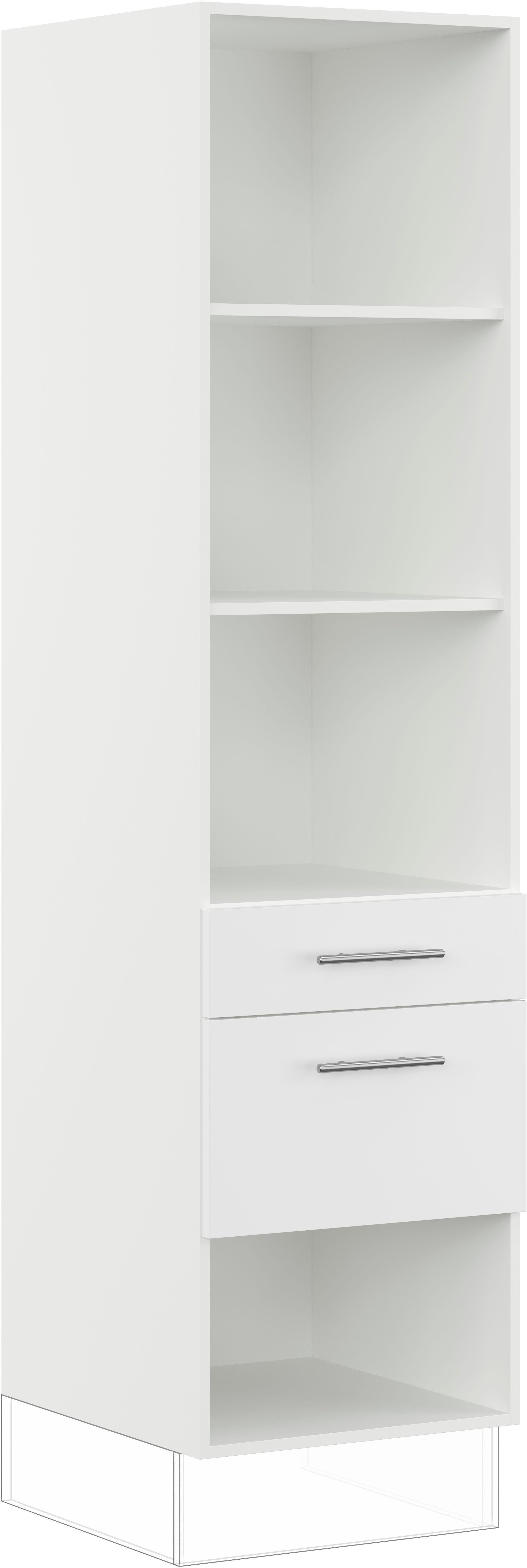 IMPULS KÜCHEN Seitenschrank "Valencia", Breite/Höhe: 50/190,7 cm, mit Soft-Close vormontiert, mit Schubkasten, mit Auszug, mit verstellbaren Fachböden