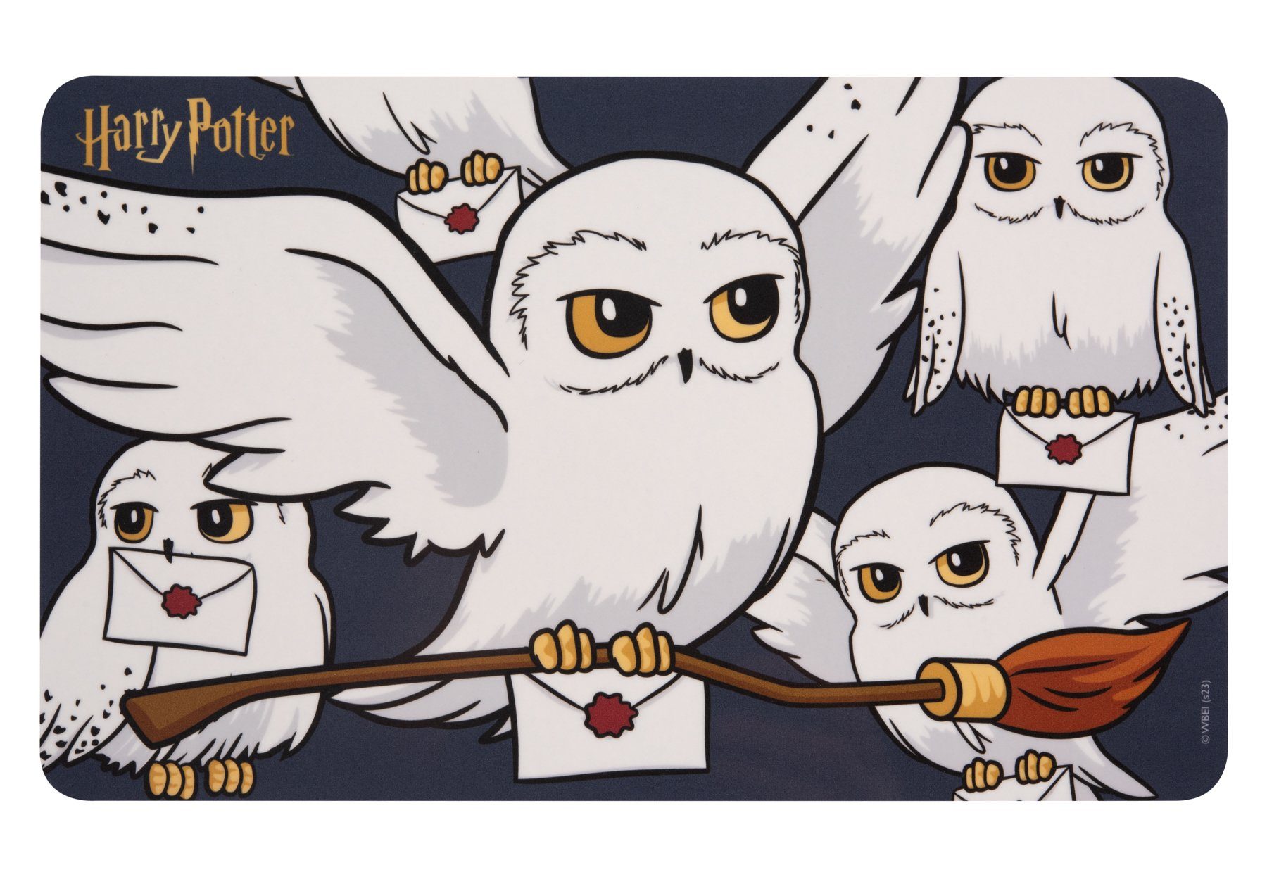 United Labels® Frühstücksbrett Harry Potter Frühstücksbrettchen - Hedwig, Resopal