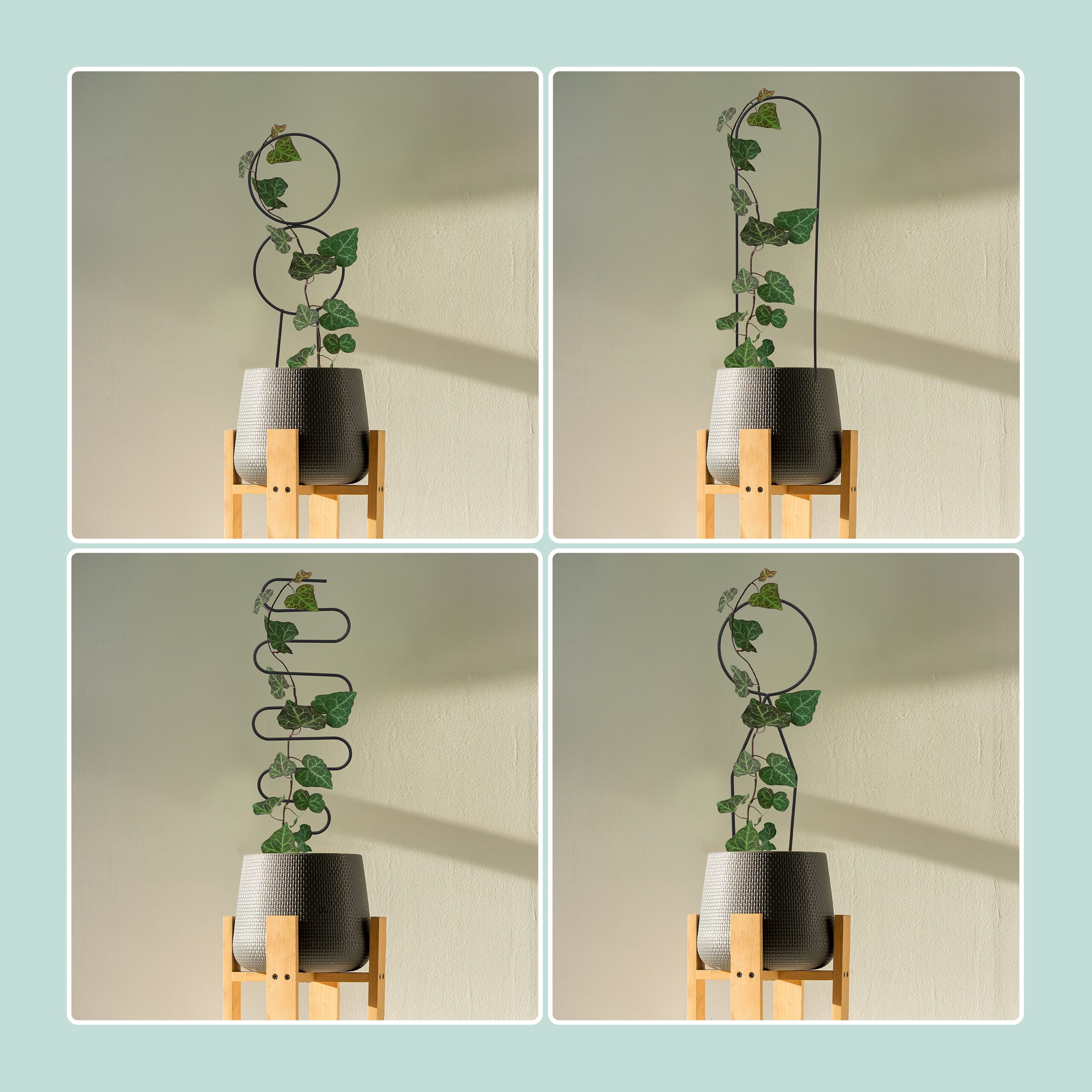 relaxdays Rankhilfe Set geometrische Forme, 8 günstig online kaufen