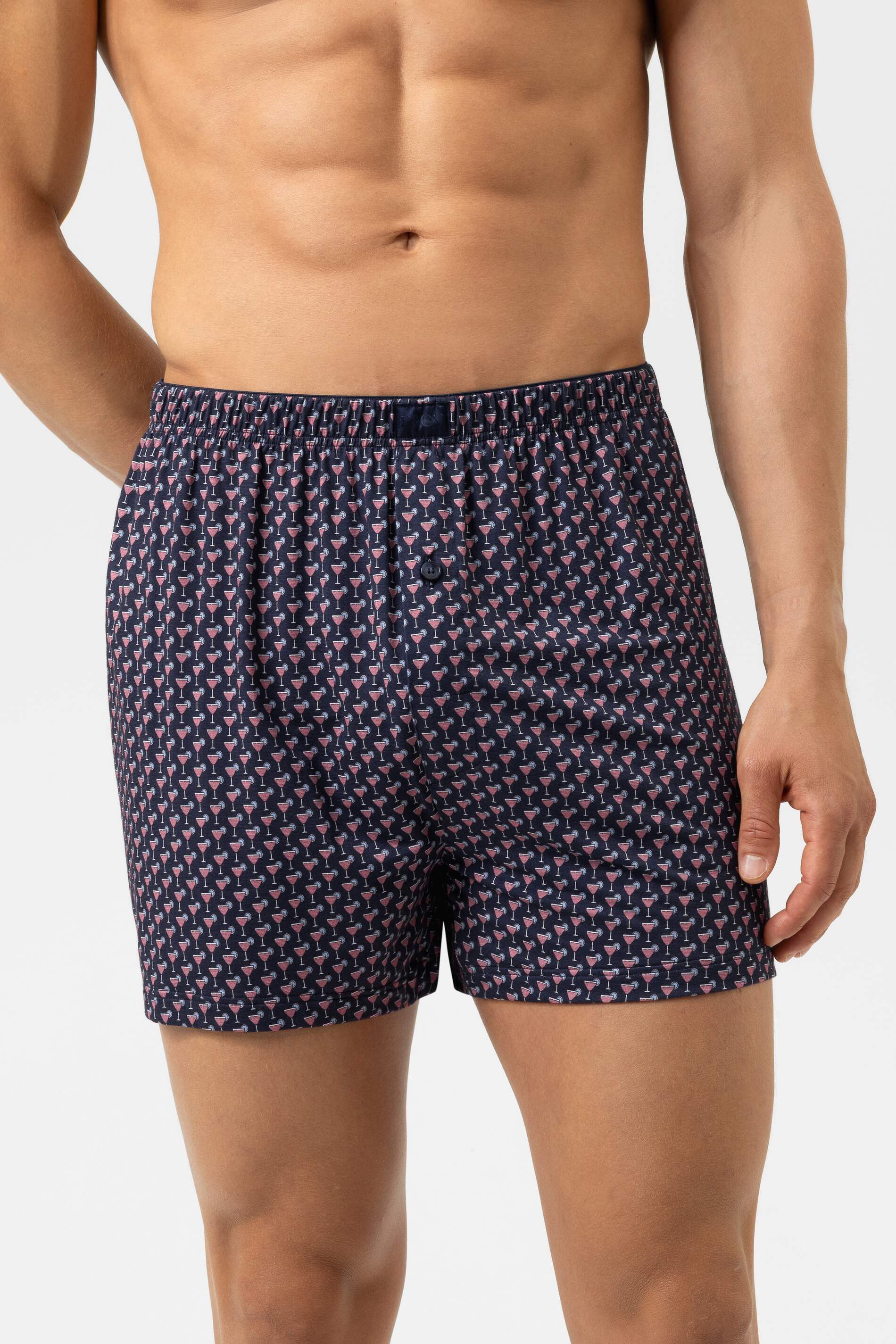 CC Clark Crown Heren modal boxershorts (set van 4), retroshorts in zachte modal katoen kwaliteit in maat M-XXL, Set van 4 Cherry Tomato, XXL