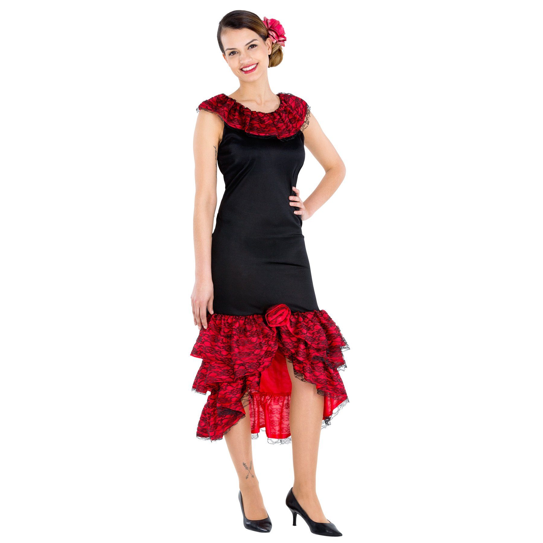 Kostüm Frauenkostüm Flamenco Tänzerin Antonia Lopez