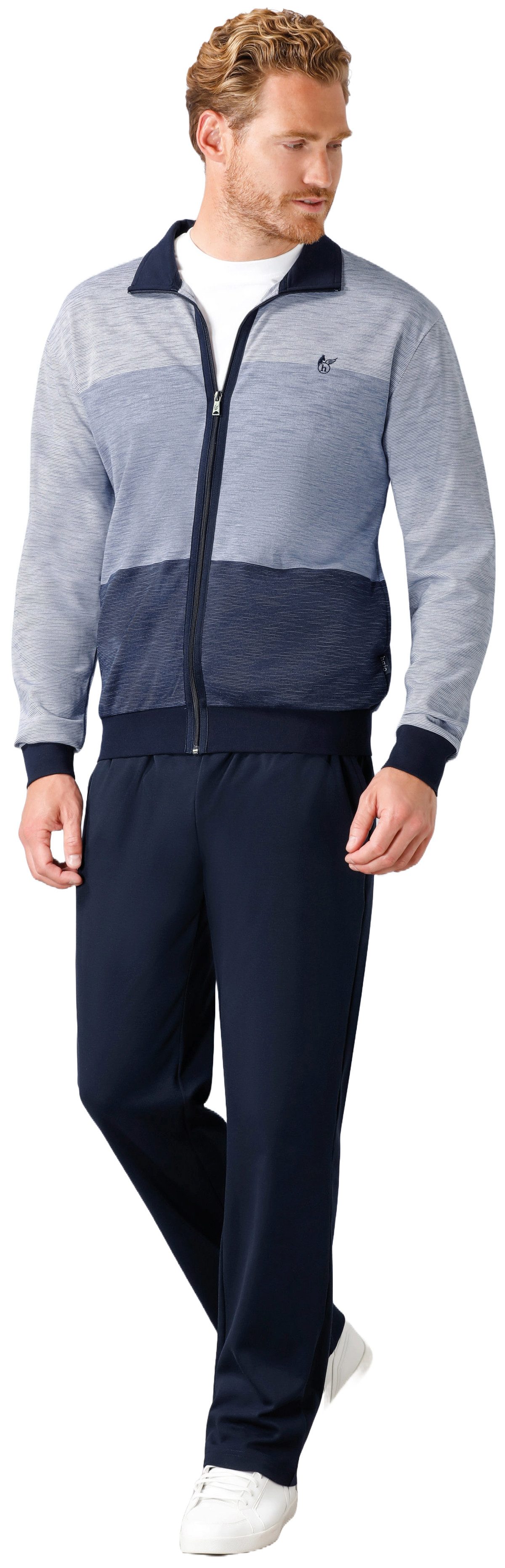 Hajo Hausanzug Herren Freizeitanzug (2 tlg) Sportliches Design