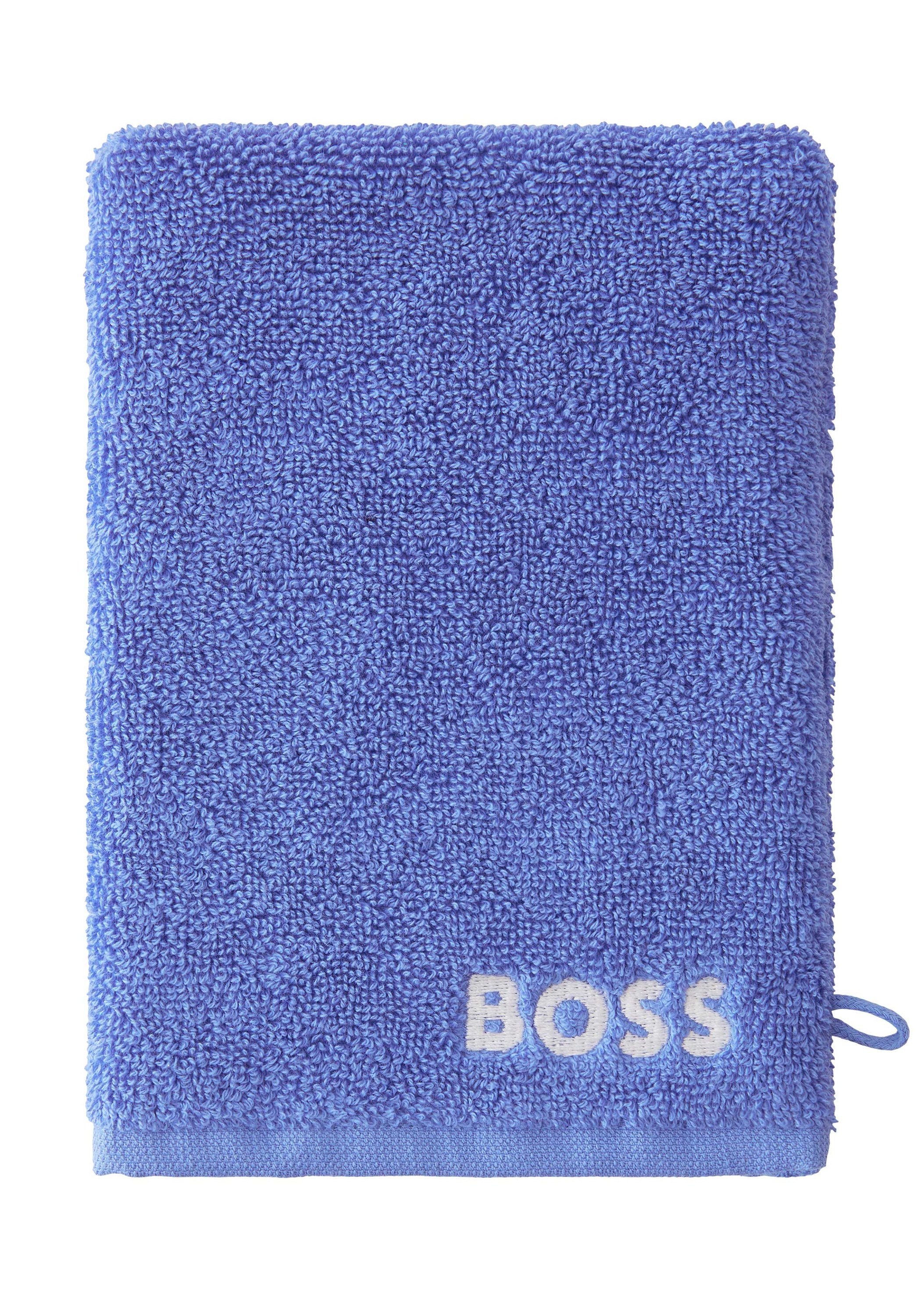 Hugo Boss Home TOUAREN Waschhandschuhe, mit 4er-Set Design Handtücher modernem